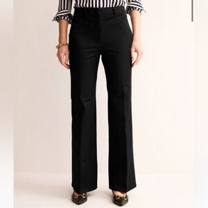 Boden Brompton Bi-Stretch Trousers Black Women's Size 10 Petite